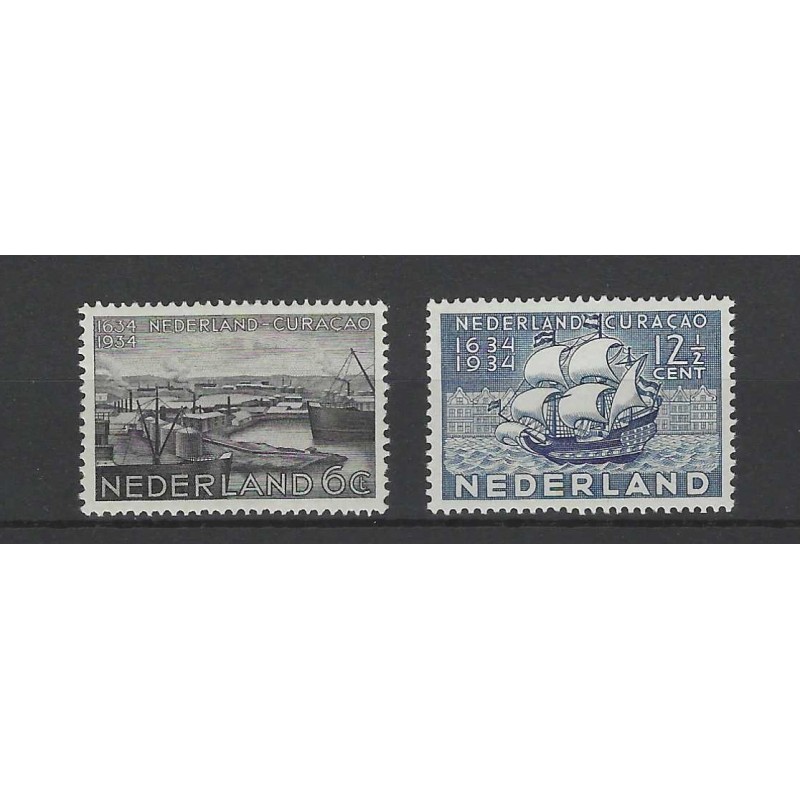 Nederland 267-268 Curacao-zegels MNH/postfris CV 80 € Nederland 267-268 Curacao-zegels MNH/postfris CV 80 €