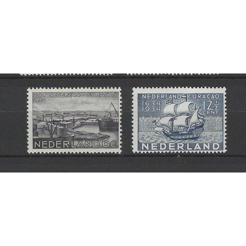 Nederland 267-268 Curacao-zegels MNH/postfris CV 80 € Nederland 267-268 Curacao-zegels MNH/postfris CV 80 €