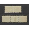Nederland 61b/61c  KEERDRUKKEN Wilhelmina MH/ongebr CV 540 €