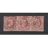 Nederland 1-3  Willem 1852 strippen van 3 VFU/gebr CV 1950 €