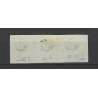Nederland 1-3  Willem 1852 strippen van 3 VFU/gebr CV 1950 €