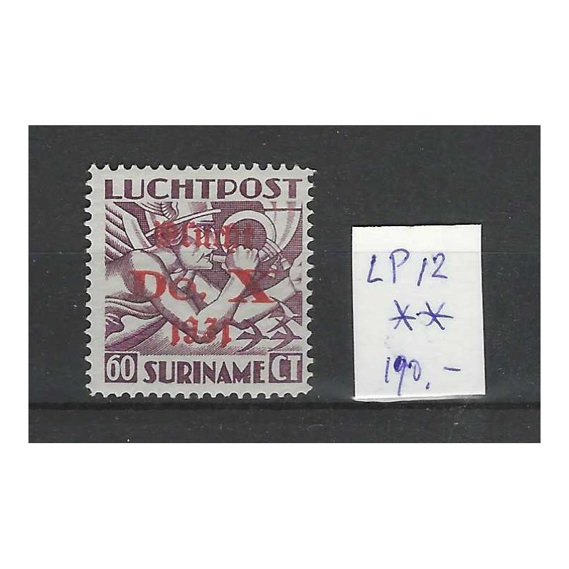 Suriname LP12 Do-X luchtpost MNH/postfris CV 190 € Suriname LP12 Do-X luchtpost MNH/postfris CV 190 €