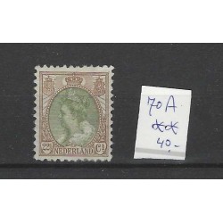 Nederland 70A Wilhelmina 22,5ct  MNH/postfris CV 40 €
