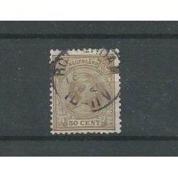 Nederland  43a met "ROTTERDAM 1892"  VFU/gebr  CV 60 €
