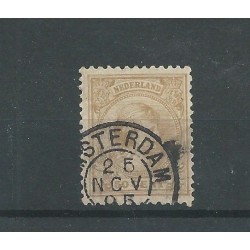 Nederland  43 met "AMSTERDAM 1895"  VFU/gebr  CV 25 €