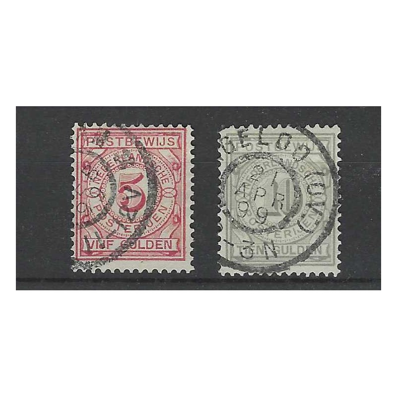 Nederland PW6A-PW7A Postbewijs  VFU/gebr CV 110 €