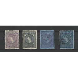 Ned. Indie 58-61 Wilhelmina  VFU/gebr CV 63 €