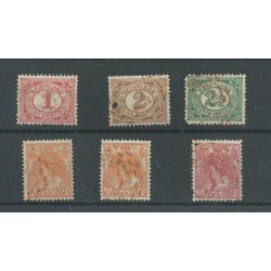 Nederland  6 BRANDSTEMPELS Gravenhage  VFU/gebr CV ?? €