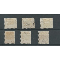 Nederland  6 BRANDSTEMPELS Gravenhage  VFU/gebr CV ?? €
