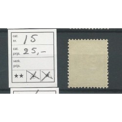 Curacao 15 Cijfer 2,5 ct  MNH/postfris CV  25 €