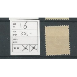 Curacao 16 Cijfer 3 ct  MNH/postfris CV  35 €