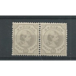 Curacao 23  Wilhelmina  20 ct paartje  MNH/postfris CV  30 €