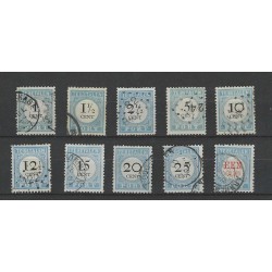 Nederland P3-12 Port 1881 set  VFU/gebr CV 144 €