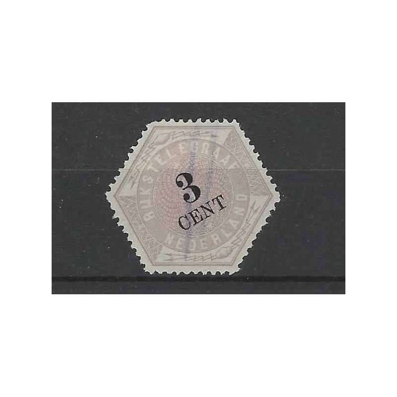 Nederland TG2 Telegram 3 ct  VFU/gebr  CV 50++ €