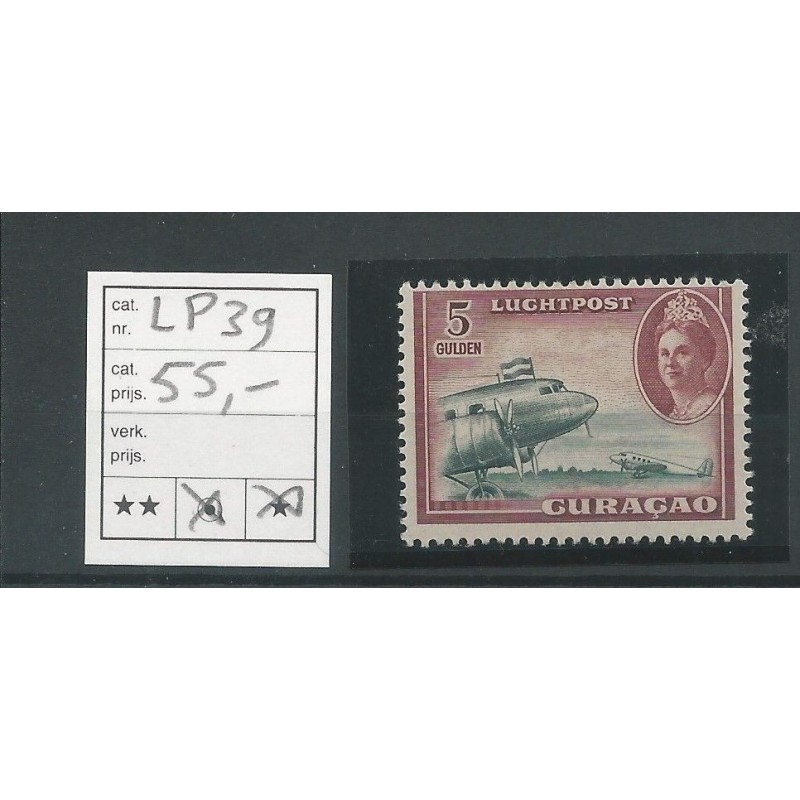 Curacao LP39 luchtpost MNH/postfris CV 55 € Curacao LP39 luchtpost MNH/postfris CV 55 €