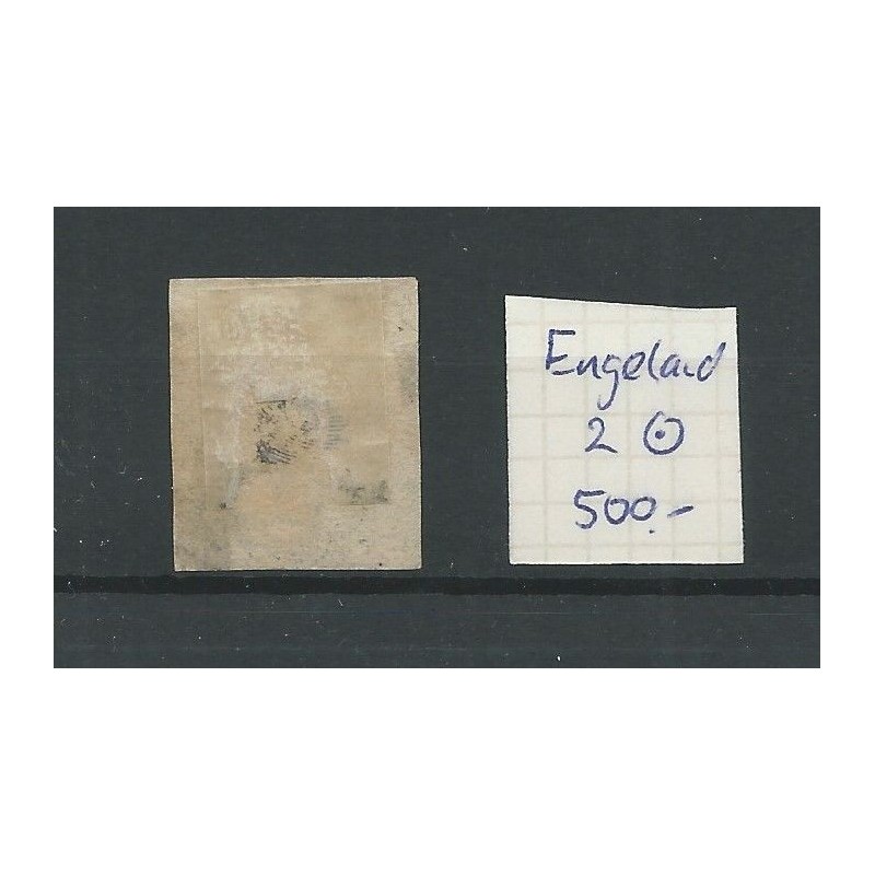 Engeland nr 2 Queen Victoria 1840 VFU/gebr CV 500 € Engeland nr 2 Queen Victoria 1840 VFU/gebr CV 500 €