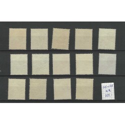 Ned. Indie 115-128 Wilhelmina serie  MNH/postfris  CV 325 €