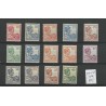 Ned. Indie 115-128 Wilhelmina serie  MNH/postfris  CV 325 €