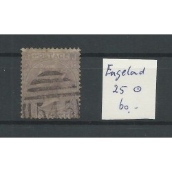 Engeland  nr 25 Queen Victoria 1865 VFU/gebr  CV 60 €