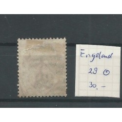 Engeland  nr 28 Queen Victoria 1867 VFU/gebr  CV 30 €