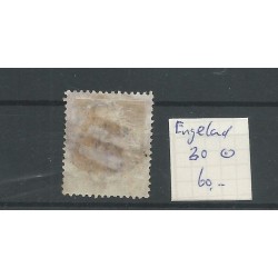 Engeland  nr 30 Queen Victoria 1867 VFU/gebr  CV 60 €