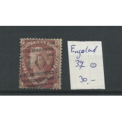 Engeland  nr 37 Queen Victoria 1870 VFU/gebr  CV 30 €