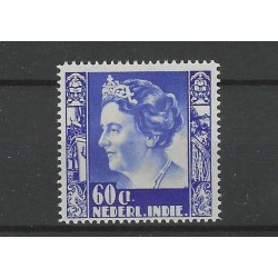 Ned. Indie  261  Wilhelmina m. wm.  MNH/postfris CV 50 €