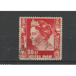Ned. Indie  262  Wilhelmina m. wm.  VFU/gebr CV 80 €