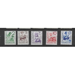 Ned. Indie  293-297 Moehammadijah MNH/postfris  CV 32 €