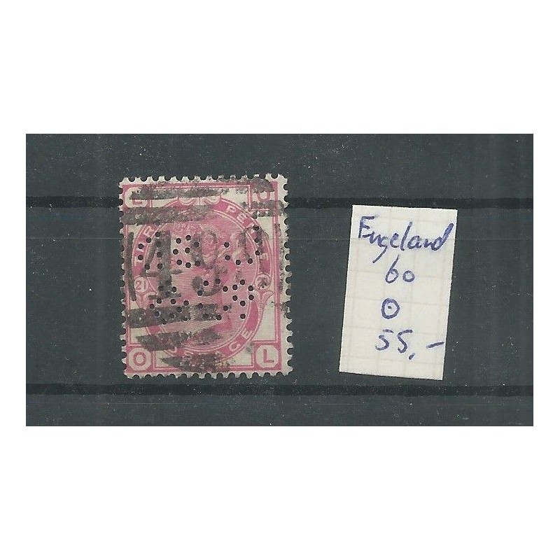Engeland nr 60 Queen Victoria 1881 VFU/gebr CV 55 € Engeland nr 60 Queen Victoria 1881 VFU/gebr CV 55 €