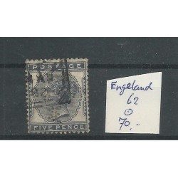 Engeland  nr 62 Queen Victoria 1881  VFU/gebr  CV 70 €