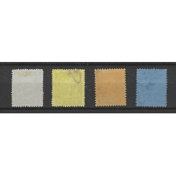 Ned. Indie  P1-4 Port 1874  VFU/gebr CV 600 €