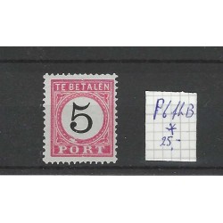 Ned. Indie  P5fhB  Port 1874  MH/ongebr CV 25 € zonder gom