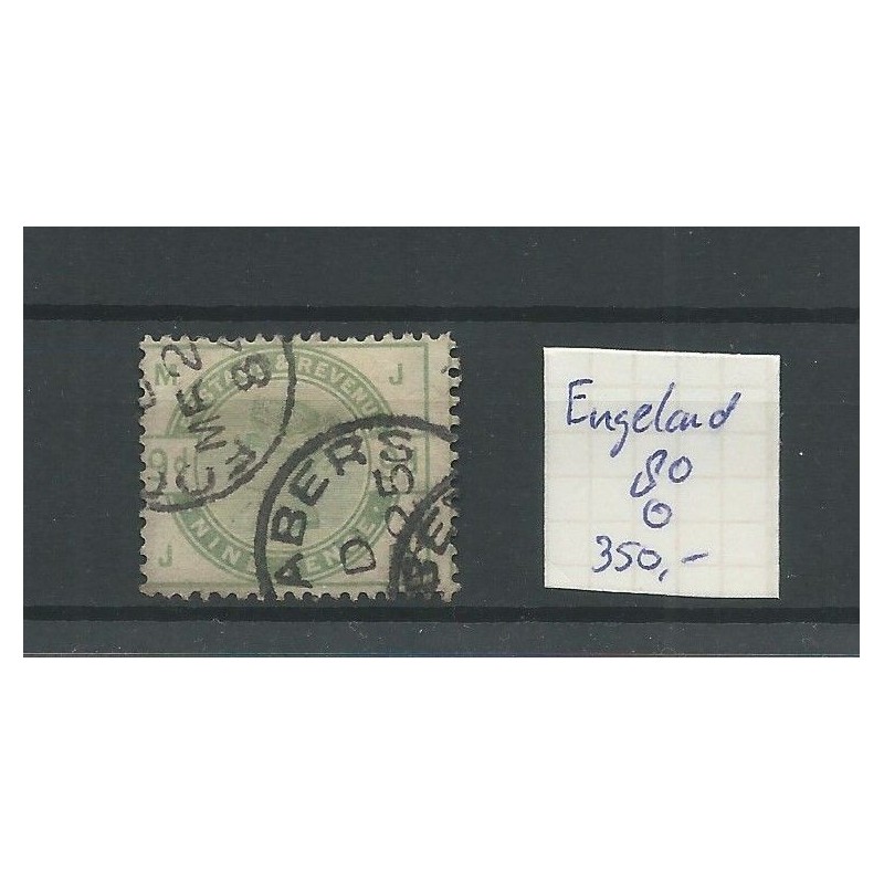 Engeland nr 80 Queen Victoria 1883 VFU/gebr CV 350 € Engeland nr 80 Queen Victoria 1883 VFU/gebr CV 350 €