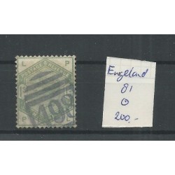 Engeland  nr 81 Queen Victoria 1884  VFU/gebr  CV 200 €