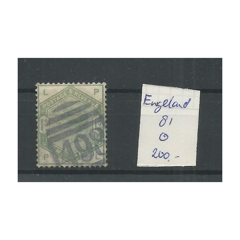 Engeland nr 81 Queen Victoria 1884 VFU/gebr CV 200 € Engeland nr 81 Queen Victoria 1884 VFU/gebr CV 200 €