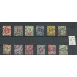 Engeland  nr 86-97 Queen Victoria 1887-1892  VFU/gebr  CV 200 €