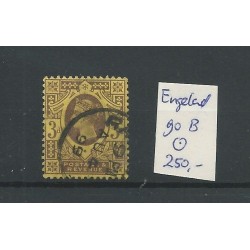 Engeland  nr 90b Queen Victoria 1891 VFU/gebr  CV 250 €
