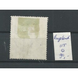 Engeland  nr 115 King Edward VII 1902 VFU/gebr  CV 90 €