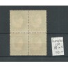 Curacao 150 Wilhelmina 50ct blok van 4  MNH/postfris CV 150 €