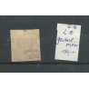 Nederland  2 plt V-32 met geribd papier VFU/gebr  CV  150+ €