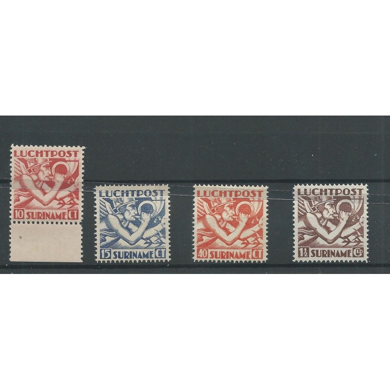 Suriname LP1, LP2, LP4, LP7 Luchtpost MNH/postris CV 30 € Suriname LP1, LP2, LP4, LP7 Luchtpost MNH/postris CV 30 €
