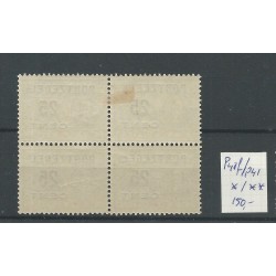 Nederland P41f/P41 blok 4 port  MH/MNH   CV  150 €
