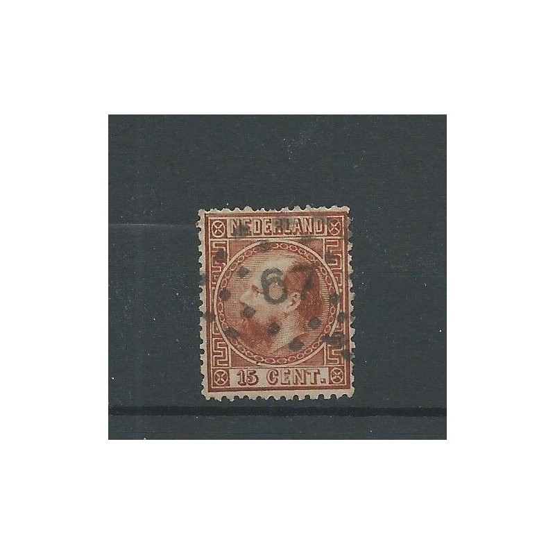 Nederland 9 met puntstempel 67 VFUgebr CV 55 € Nederland 9 met puntstempel 67 VFUgebr CV 55 €