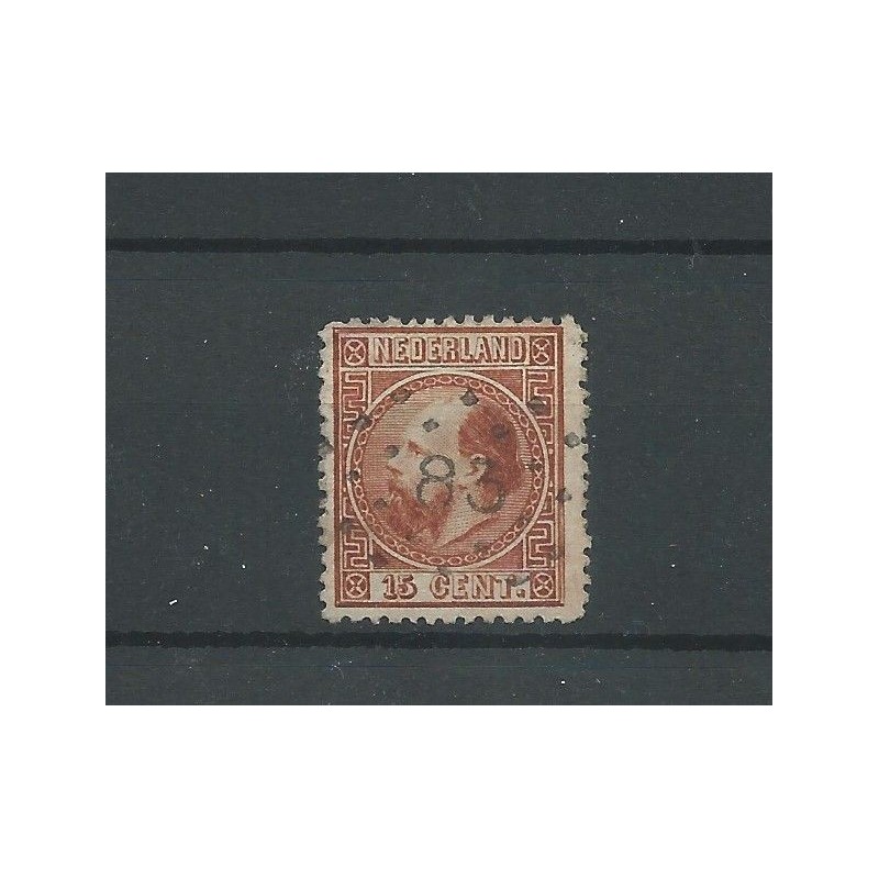 Nederland 9 met puntstempel 83 VFUgebr CV 63 € Nederland 9 met puntstempel 83 VFUgebr CV 63 €