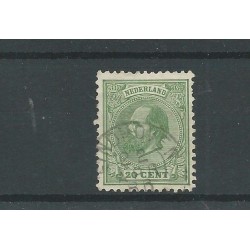 Nederland  24 met  "EINDHOVEN 1886" kleinrond   VFU/gebr  CV  8 €