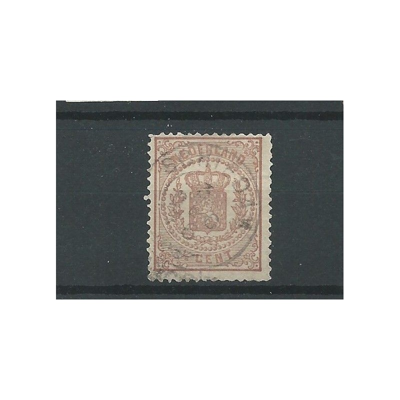 Nederland 13 "Schiedam 1876" franco-takje VFU/gebr CV 18 € Nederland 13 "Schiedam 1876" franco-takje VFU/gebr CV 18 €