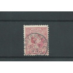 Nederland 37 "AMSTERDAM-2 1893" kleinrond  VFU/gebr CV 5++ €