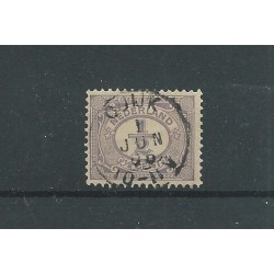 Nederland 50 "ARNHEM 1906" kleinrond  VFU/gebr CV 5+ €