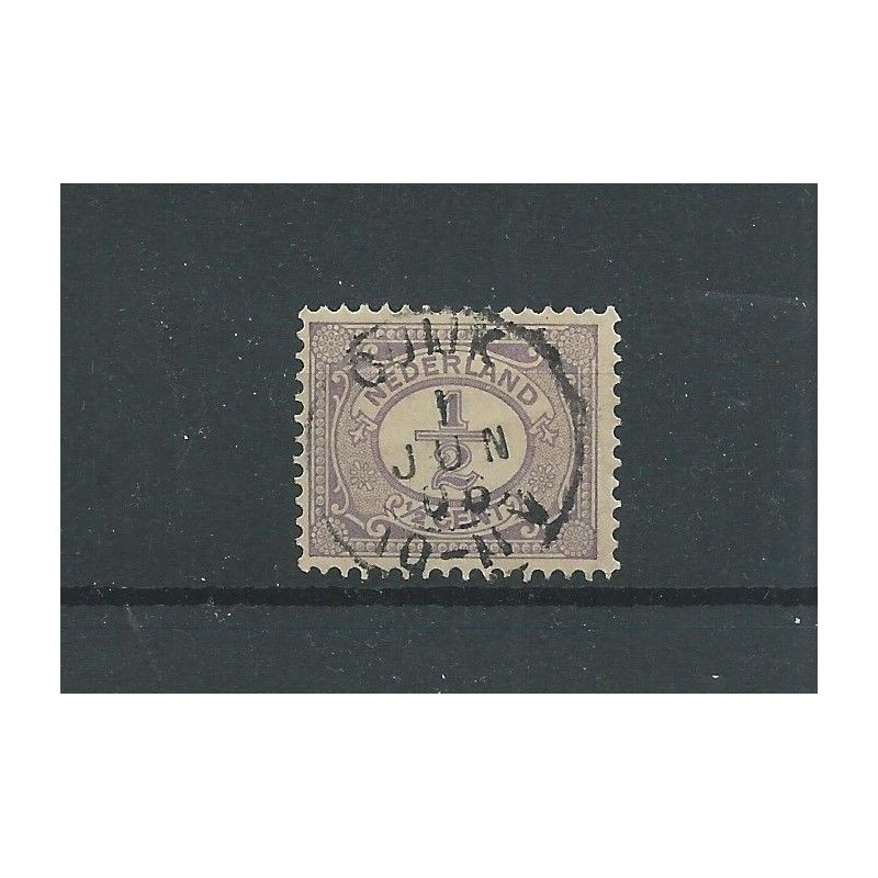 Nederland 50 "ARNHEM 1906" kleinrond VFU/gebr CV 5+ € Nederland 50 "ARNHEM 1906" kleinrond VFU/gebr CV 5+ €